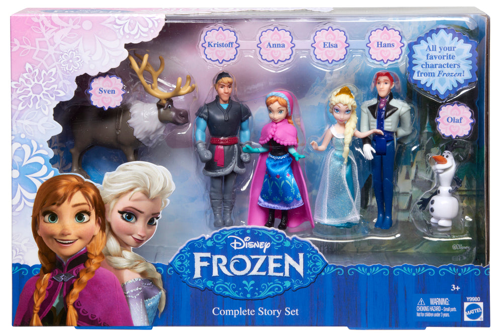 DISNEY PRINCESS FROST SÆT MED 6 FIGURER