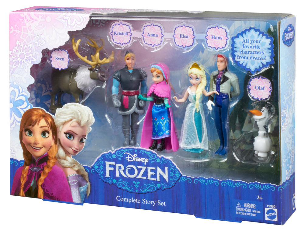 DISNEY PRINCESS FROST SÆT MED 6 FIGURER
