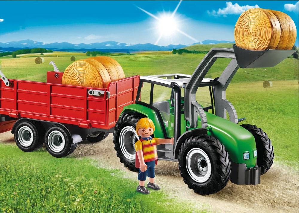 6130 STOR TRAKTOR MED ANHÆNGER
