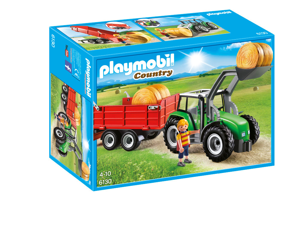 6130 STOR TRAKTOR MED ANHÆNGER