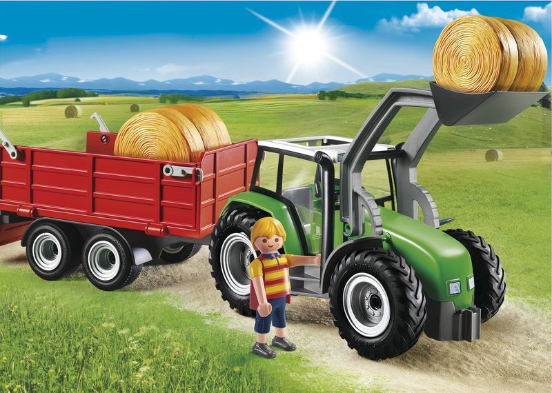 6130 STOR TRAKTOR MED ANHÆNGER