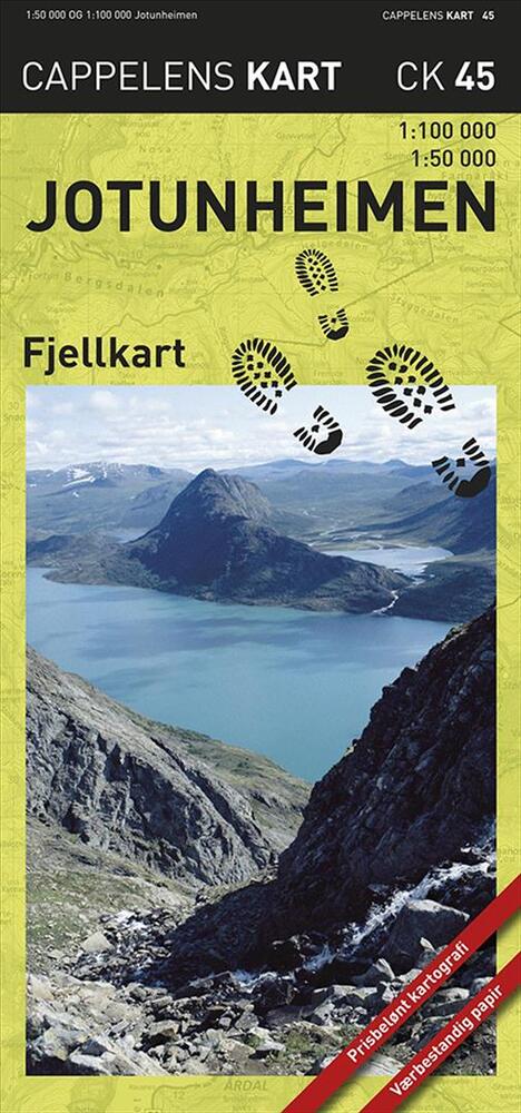 Jotunheimen fjellkart