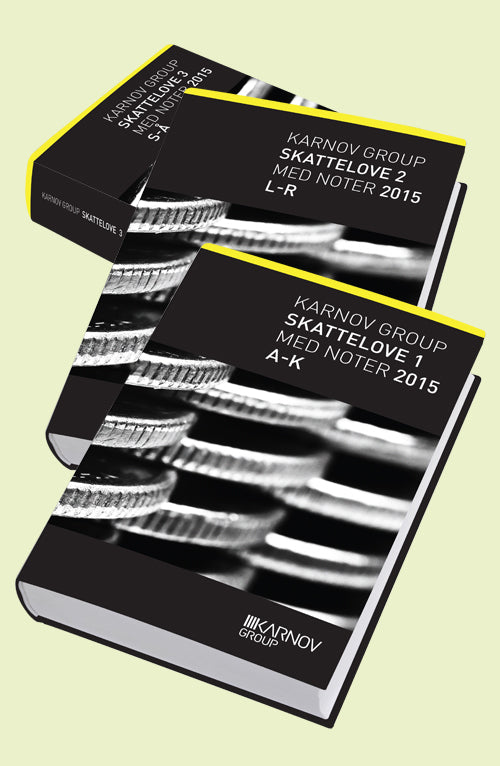 Karnov Group Skattelove med noter 2015