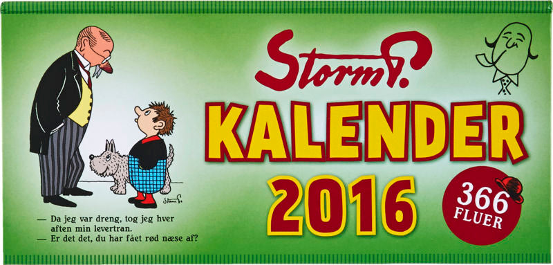 Storm P. kalender 2016 - 366 fluer
