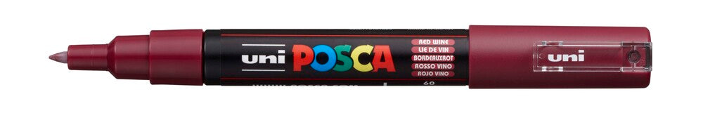 Paintmarker Uni POSCA pc-1mc vin rød