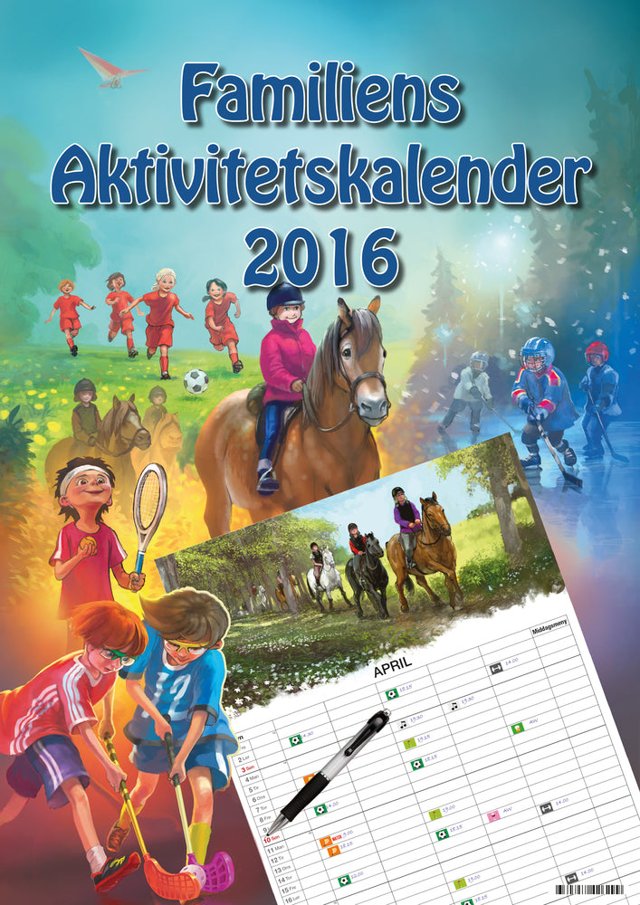 KALENDER VÆG AKTIVITETSKALENDEREN 2016