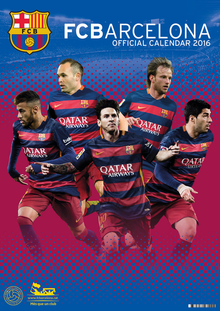KALENDER FC BARCELONA 2016