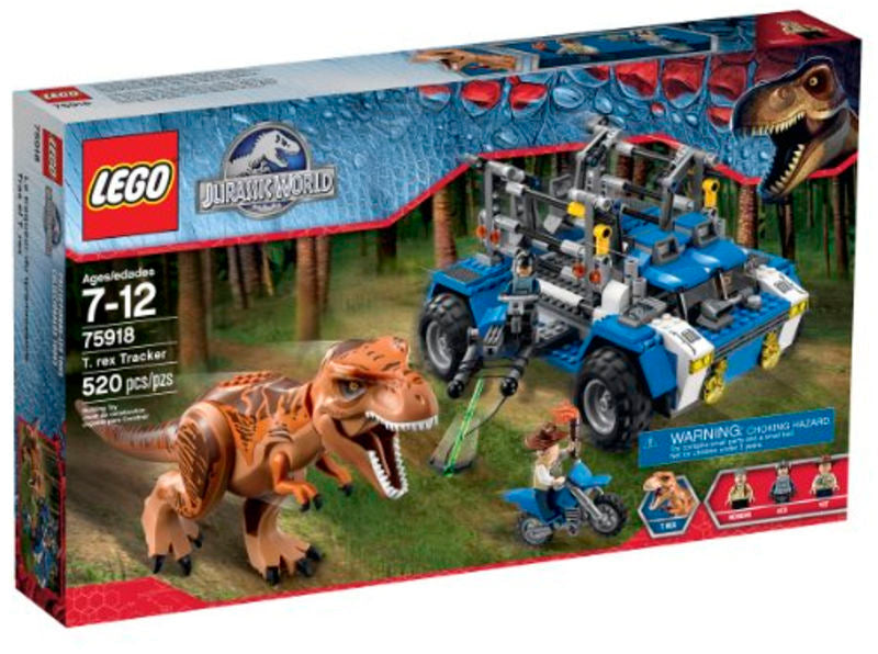 75918 LEGO JURASSIC WORLD T-REX PÅ SPORET