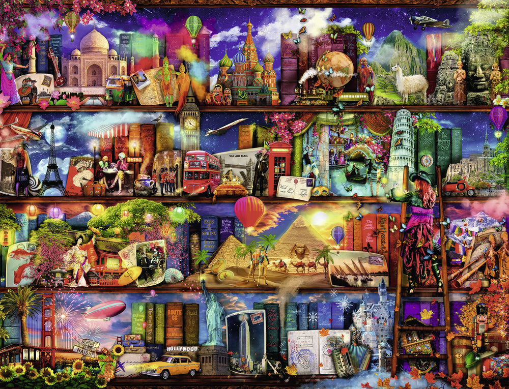 Puslespil world of books 2000 brikker