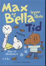 Max og Bella leger skole. Tid