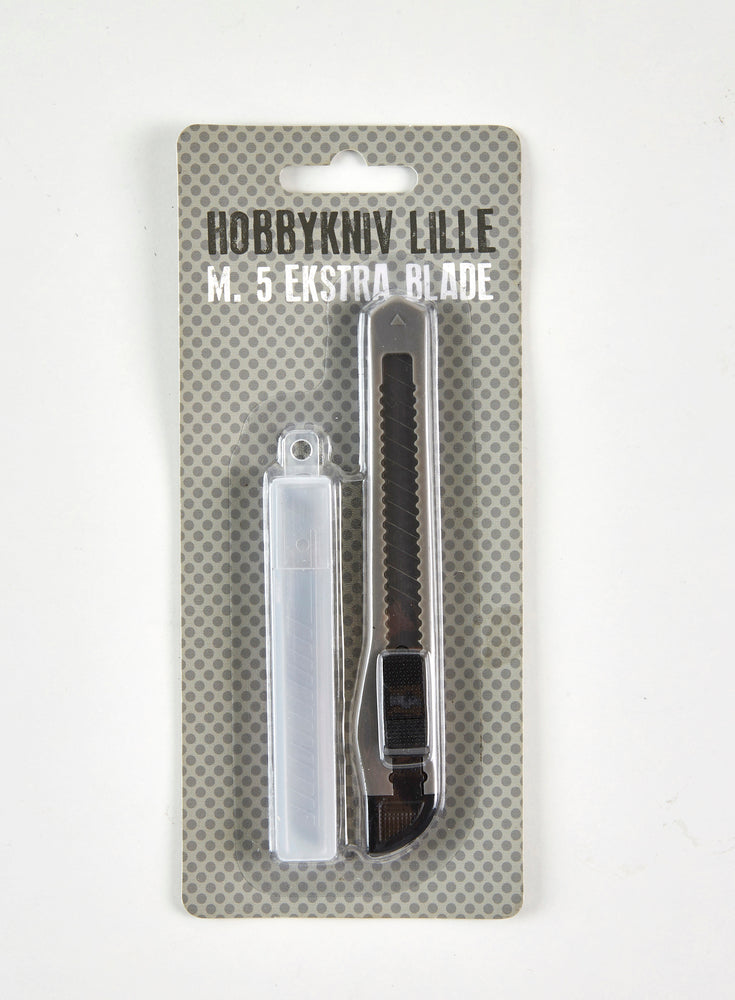 Hobbykniv lille m. 5 ekstra blade