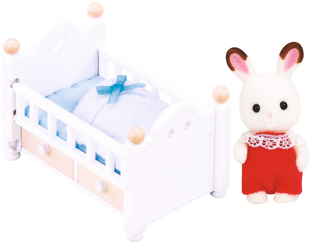 Sylvanian Families Sæt til Baby Chokoladekanin (babyseng)