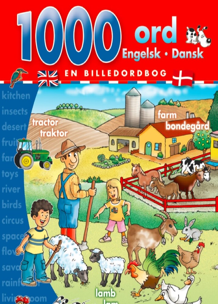 1000 ord: Engelsk-dansk