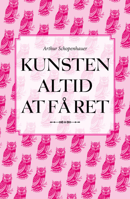 Kunsten altid at få ret