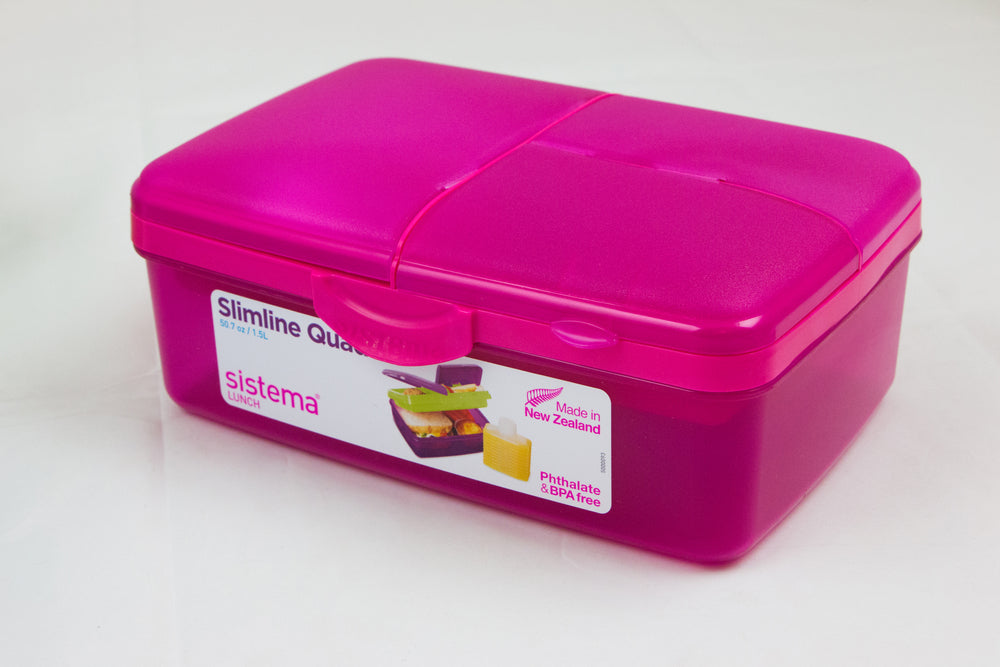 MADKASSE DRIKKEFLASKE SISTEMA SLIMLINE QUADDIE 1,5L