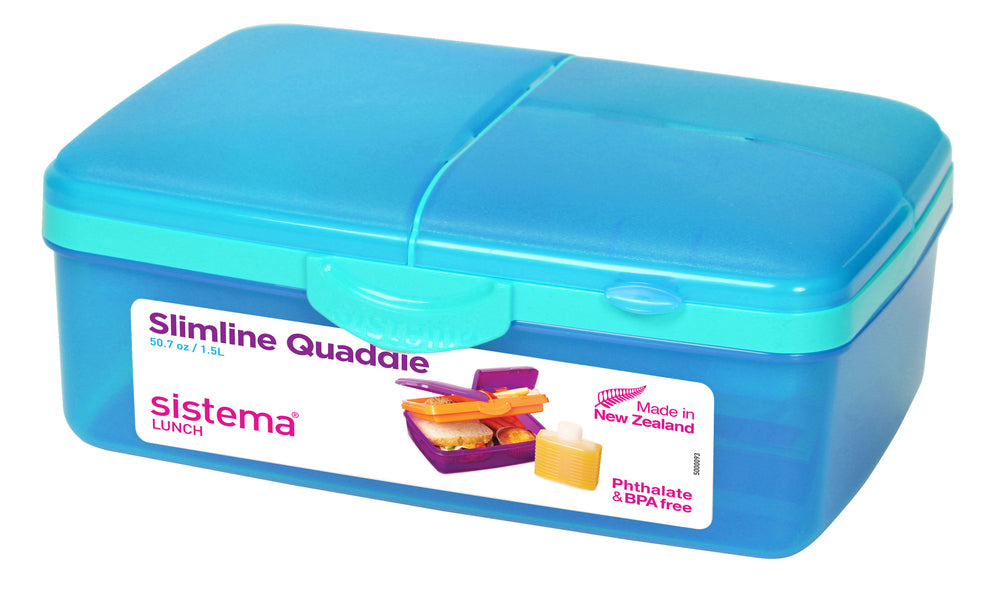 MADKASSE DRIKKEFLASKE SISTEMA SLIMLINE QUADDIE 1,5L