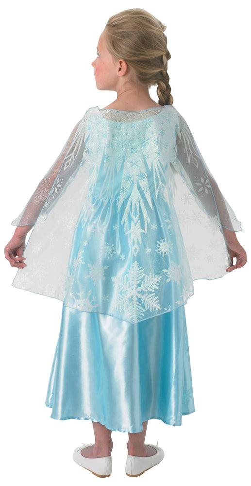 DISNEY FROST ELSA MUSICAL LIGHT UP DRAGT STR. 7-8 ÅR