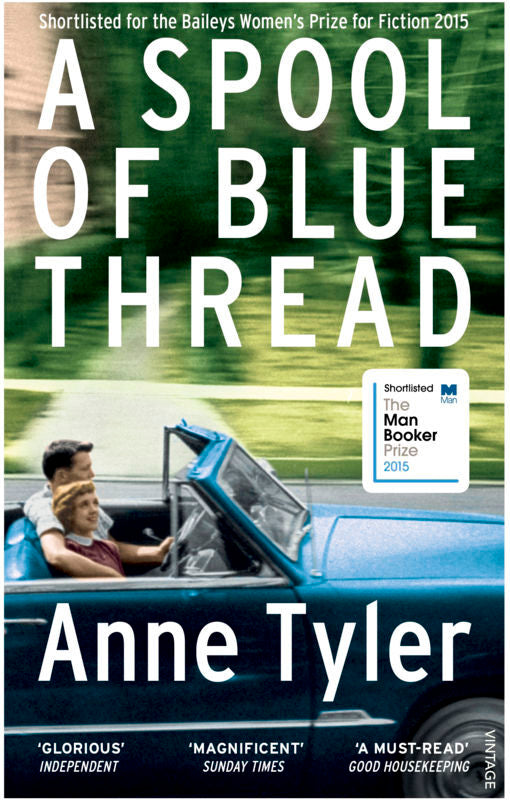 A spool of blue thread