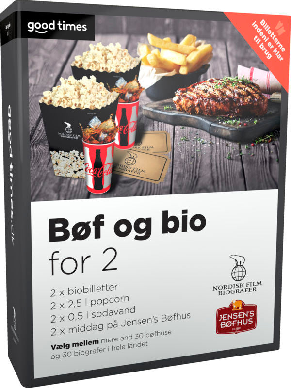 GOOD TIMES BØF OG BIO FOR 2 BOX
