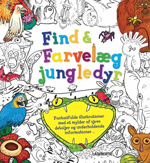 Find og farvelæg jungledyr