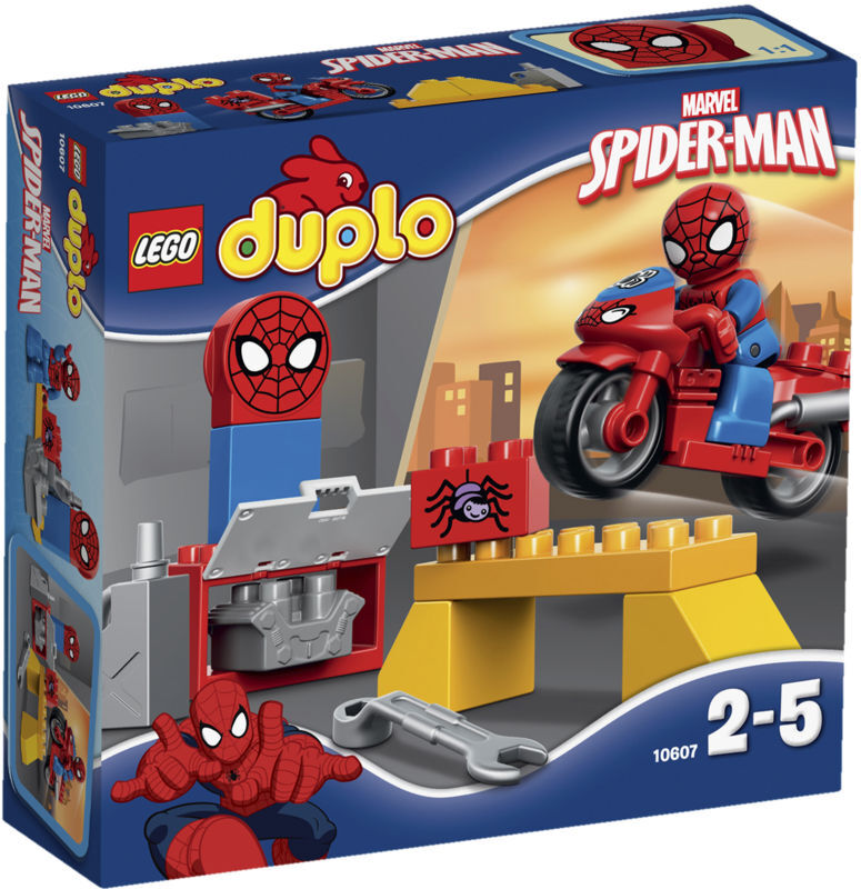 10607 LEGO DUPLO SPIDER-MANS MOTORCYKELVÆRKSTED
