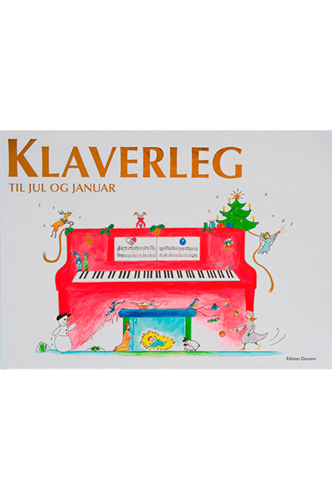 Klaverleg til jul og januar (rød)