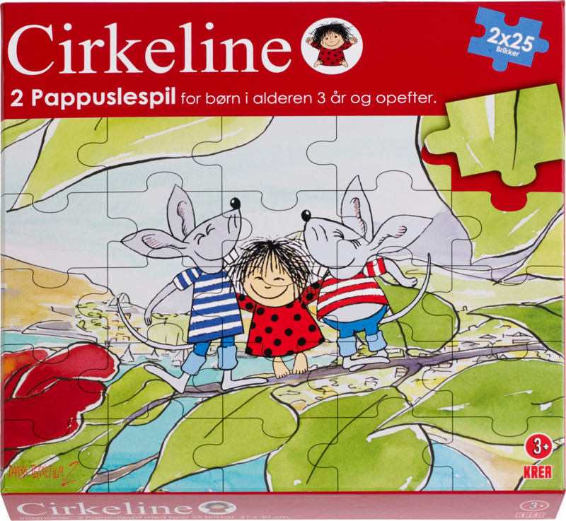 CIRKELINE PUSLESPIL 2X25 BRIKKER