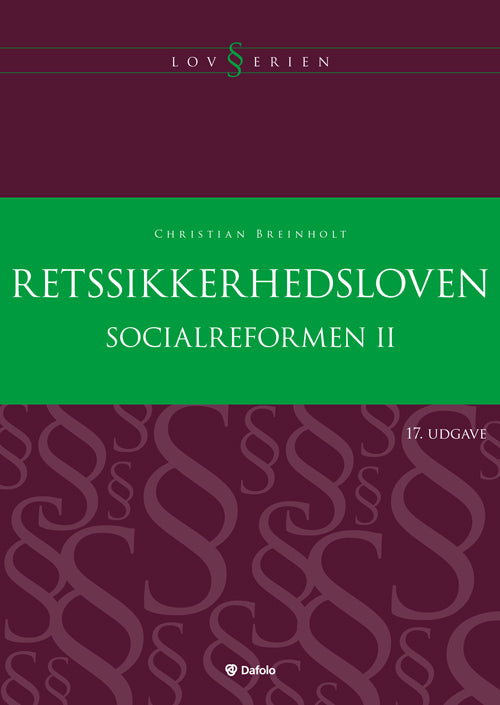 Socialreformen Retssikkerhedsloven
