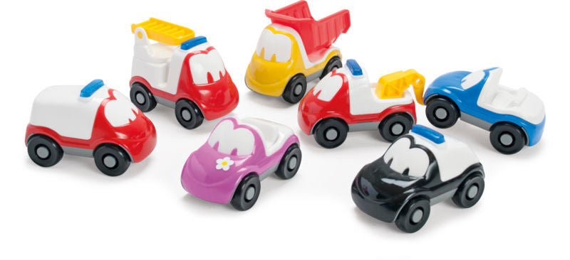 BILER FUN CARS PÅ KORT 9 CM