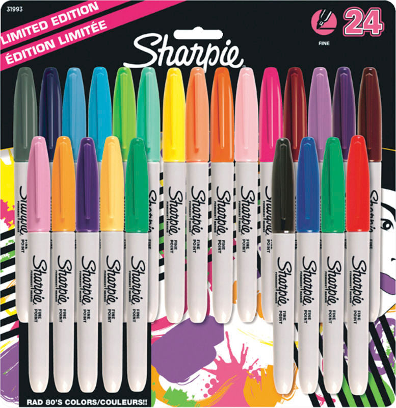 TUSSER SHARPIE SÆT 24 ASS.