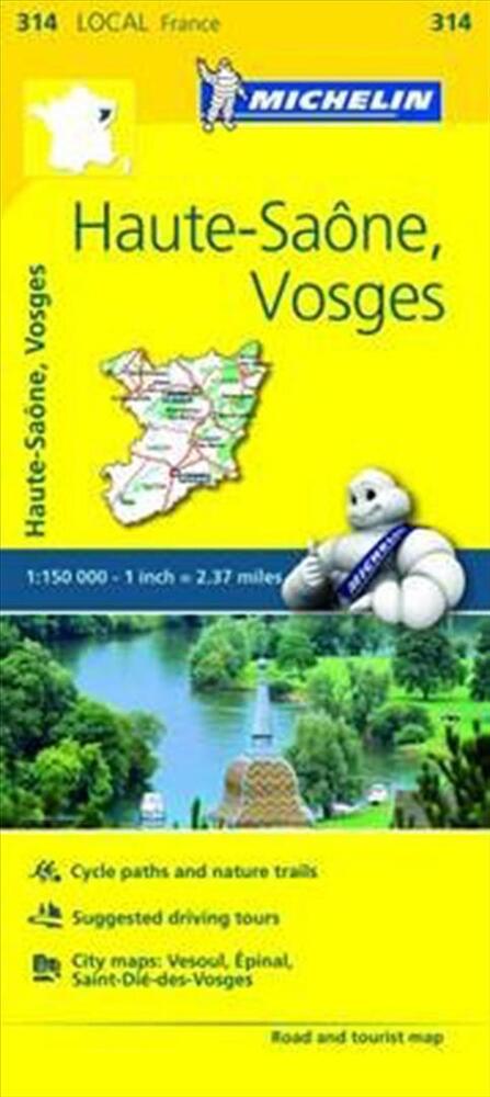 France blad 314: Haute Saone, Vosges
