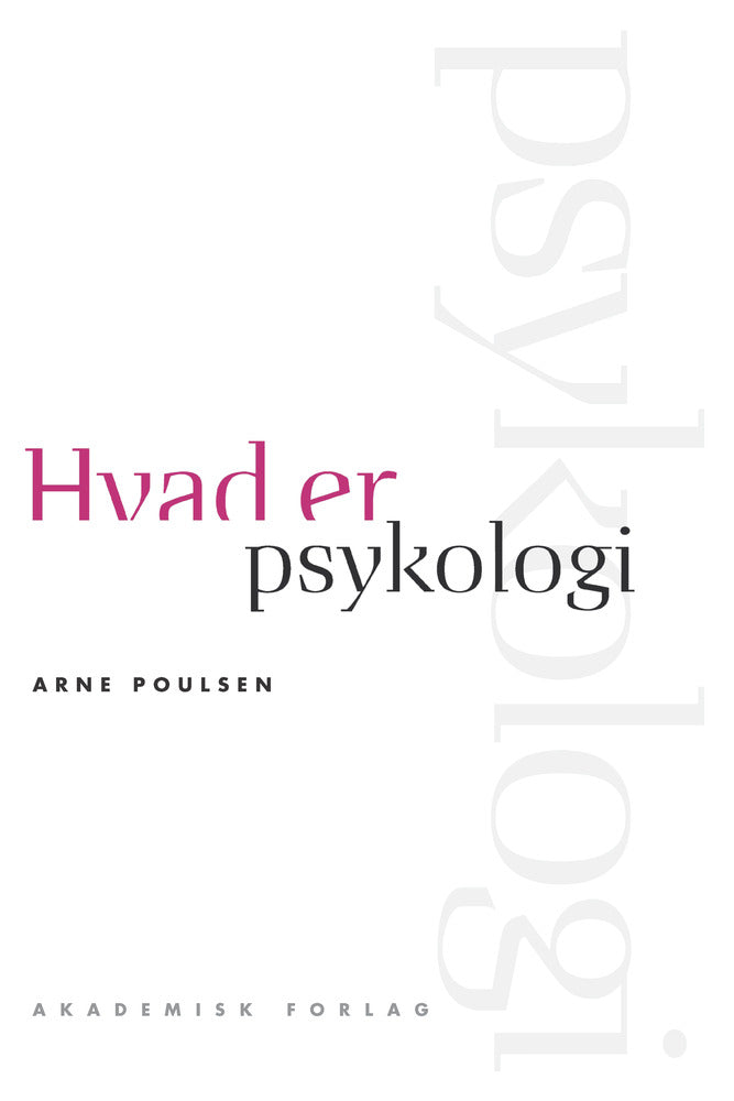 Hvad er psykologi