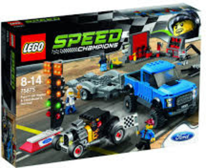 75875 LEGO FORD F-150 RAPTOR OG FORD MODEL A HOTROD