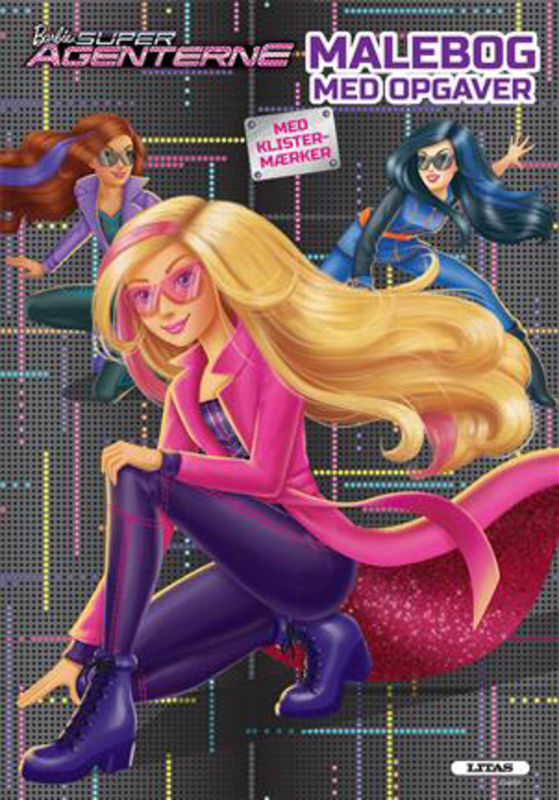 MALEBOG MED OPGAVER: BARBIE SPY SQUAD ( kolli 6 )