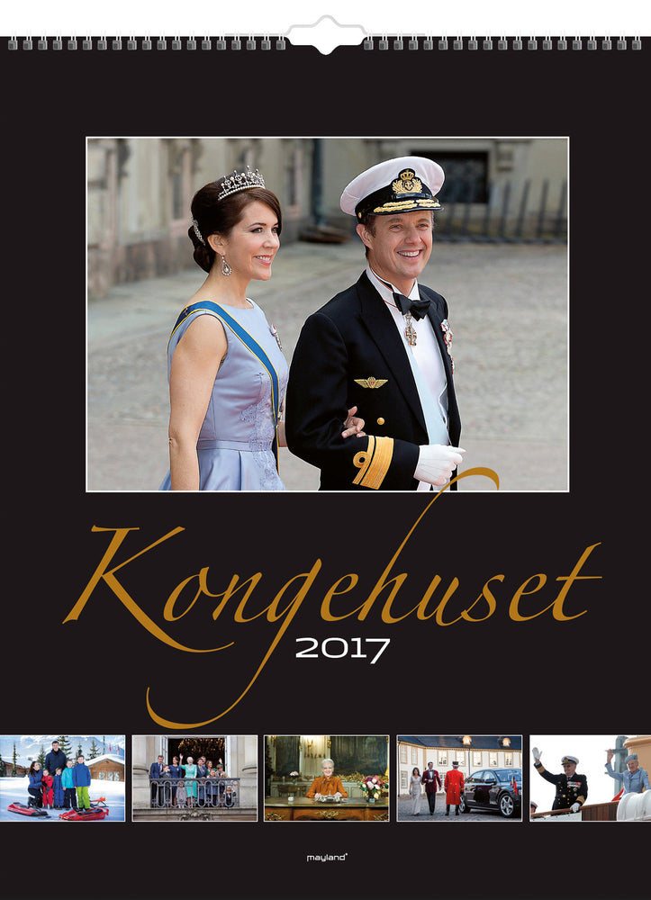 VÆGKALENDER KONGEHUSET 2017 MAYLAND