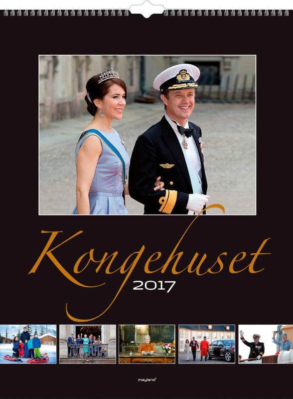 VÆGKALENDER KONGEHUSET 2017 MAYLAND