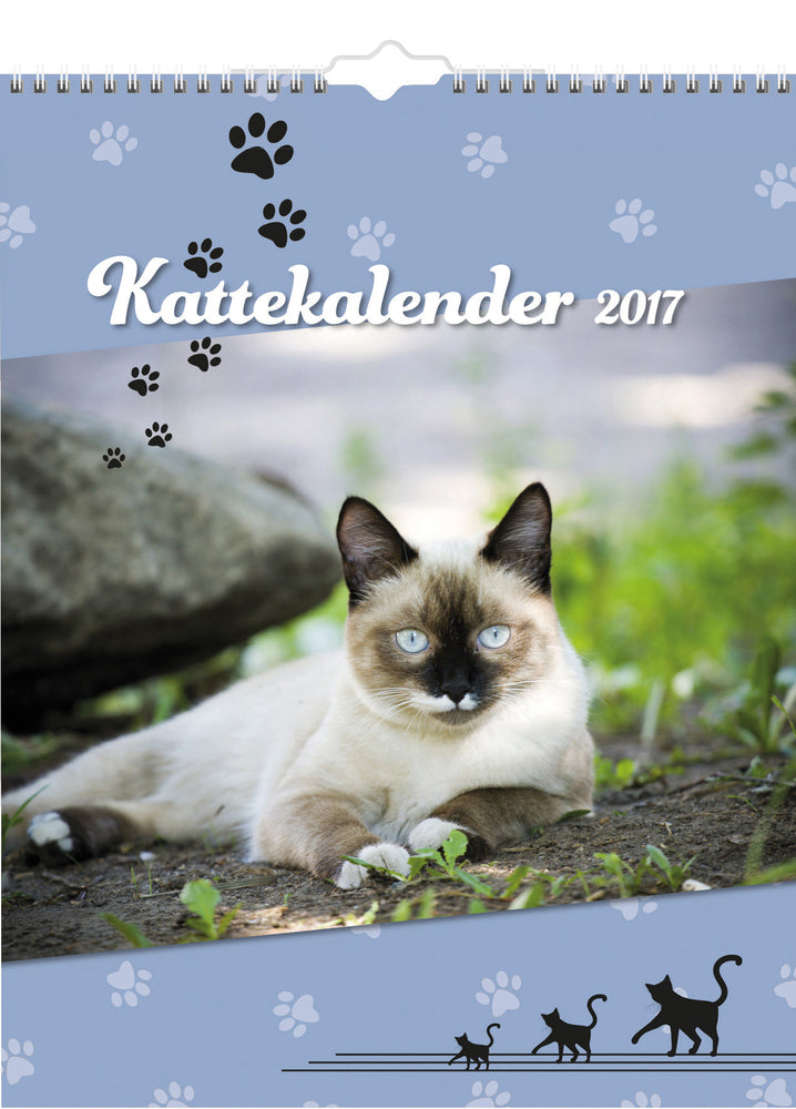 VÆGKALENDER KATTE 2017 MAYLAND