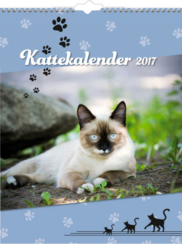 VÆGKALENDER KATTE 2017 MAYLAND