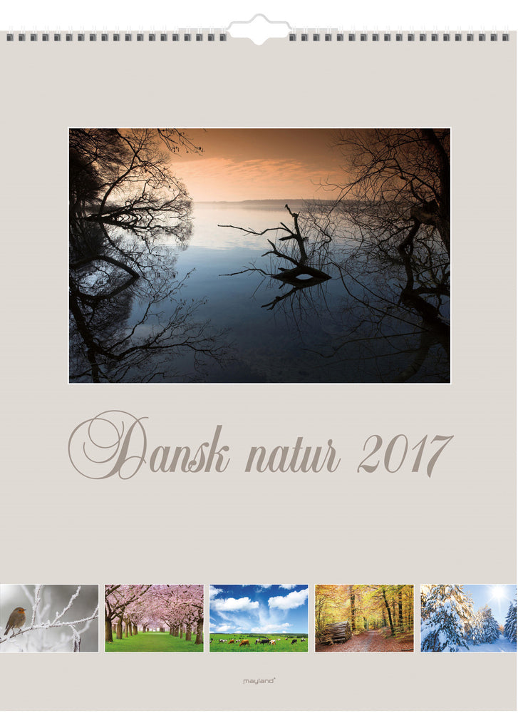 VÆGKALENDER DANSK NATUR 2017 MAYLAND