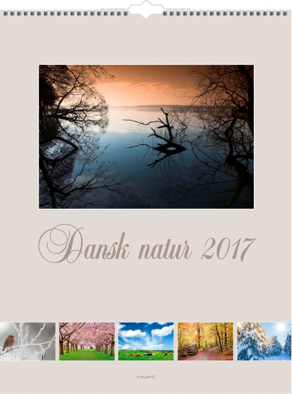 VÆGKALENDER DANSK NATUR 2017 MAYLAND