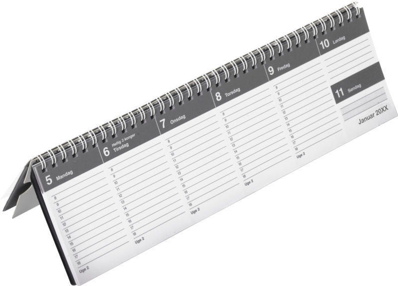DAG UGE BORDKALENDER PVC FRI 2017 MAYLAND