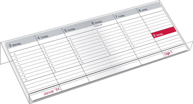MINI BORDKALENDER VINYL SORT 2017 MAYLAND