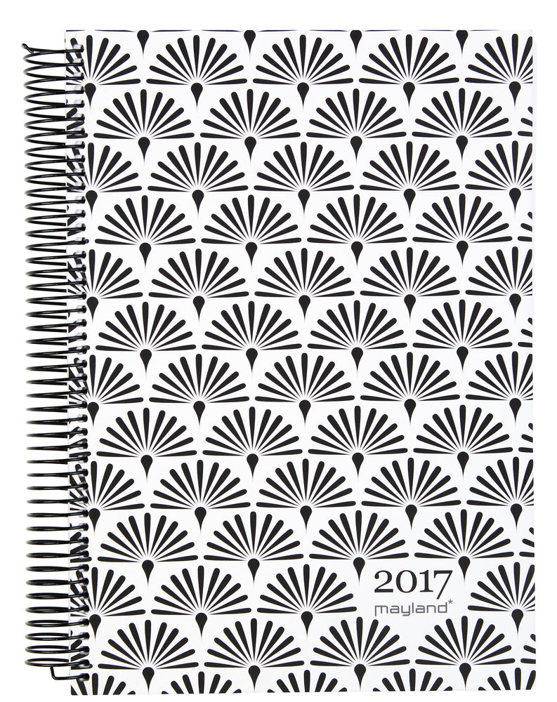 TIMEKALENDER 1 DAG PVC FRI SOFT PEACOCK 2017 MAYLAND