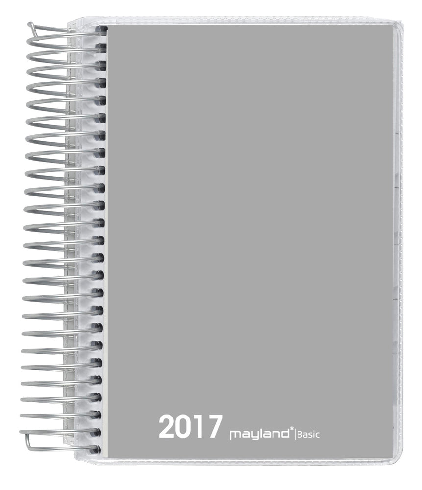 BASIC SPIRALKALENDER 1 DAG ENFARVET 2017 MAYLAND