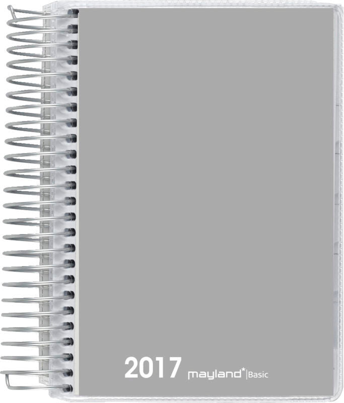 BASIC SPIRALKALENDER 1 DAG ENFARVET 2017 MAYLAND