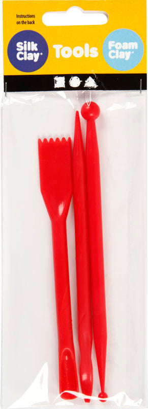 MODELLERPINDE, L: 14,5 CM, 3 ASS., RØD