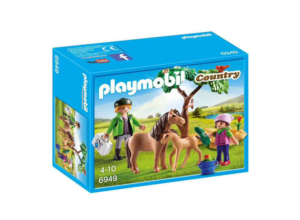 6949 DYRLÆGE MED PONY OG FØL