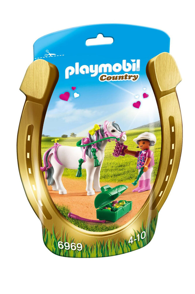6969 PLAYMOBIL PONYEN "HJERTE"