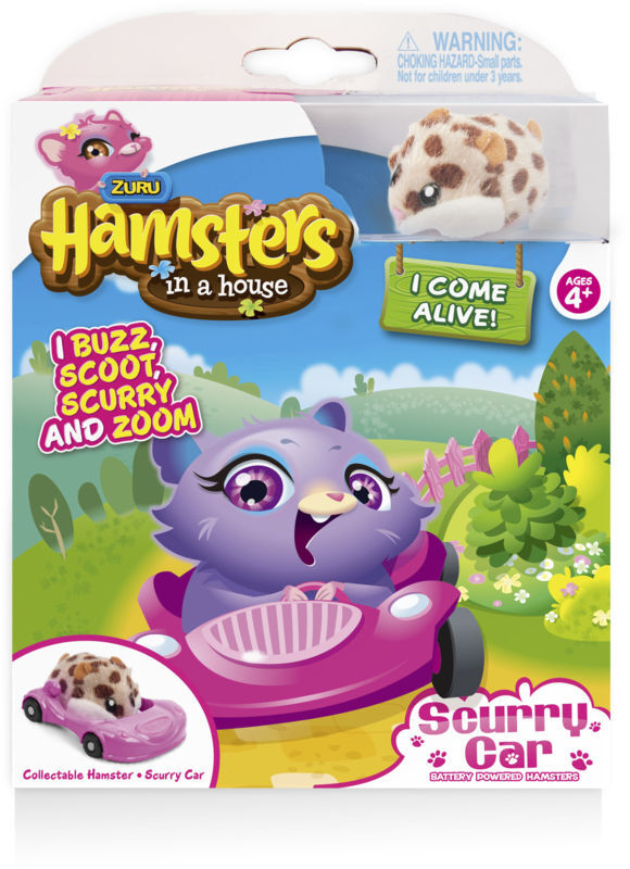 HAMSTER IN A HOUSE MED TILBEHØR ASS