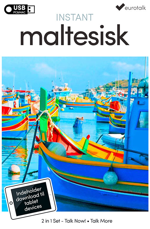 Maltesisk begynder- og parlørkursus USB & download